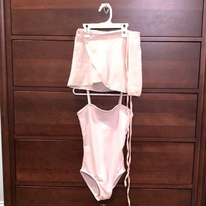 Theatricals Ballet Pink Leotard & Wrap Skirt